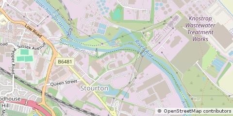 Map of Leeds, West Yorkshire
