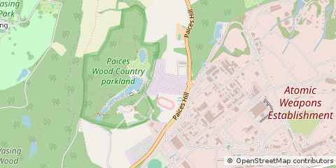 Map of Aldermaston, Berkshire