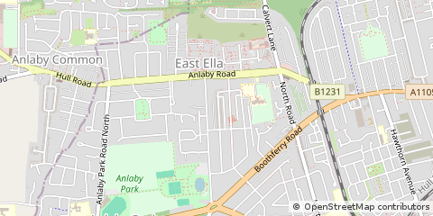 Map of Hull