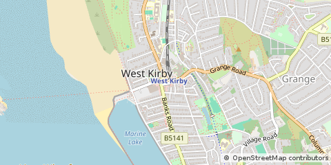 Map of Wirral
