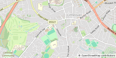Map of Derby