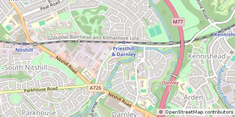Map of Glasgow