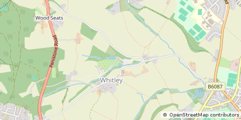 Map of Sheffield, South Yorkshire