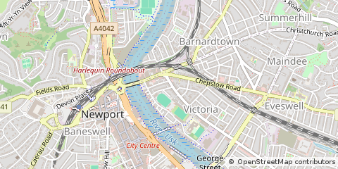 Map of Newport