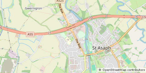 Map of ST. Asaph