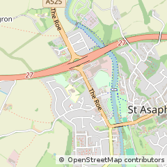 Map of ST. Asaph