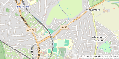 Map of Sutton Coldfield