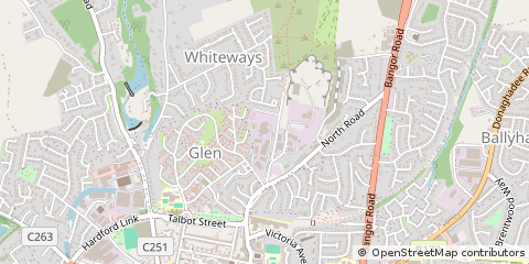 Map of Newtownards, Co Down