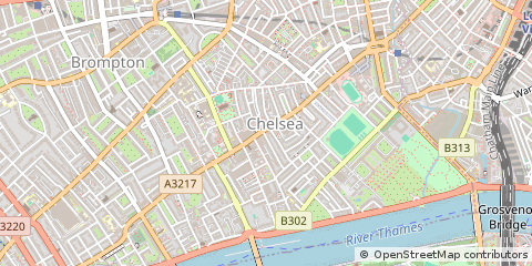 Map of Chelsea, London
