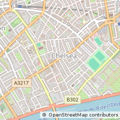 Map of Chelsea, London