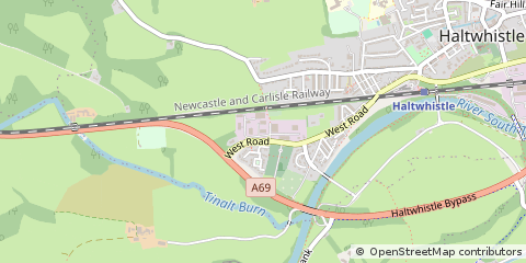 Map of Northumberland