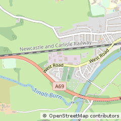 Map of Northumberland