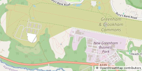 Map of Thatcham, Berkshire