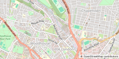 Map of Leeds
