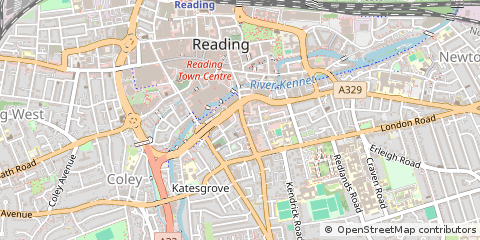 Map of Reading