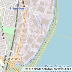 Map of Enfield, Middlesex