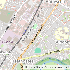 Map of Shrewsbury