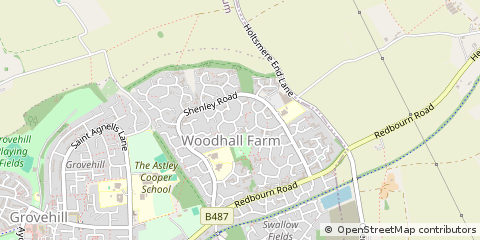 Map of Hemel Hempstead