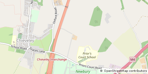 Map of Thatcham, Berkshire