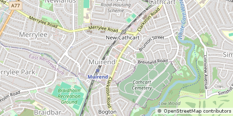 Map of Glasgow