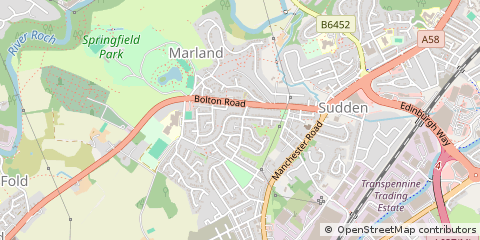 Map of Rochdale