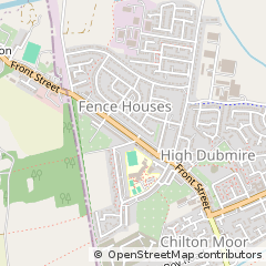 Map of Houghton LE Spring, Tyne and Wear