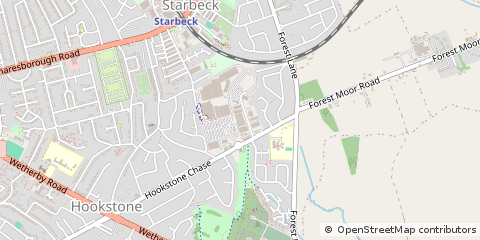 Map of Harrogate, North Yorkshire