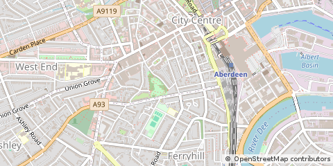 Map of Aberdeen