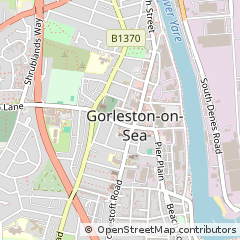 Map of Great Yarmouth, Norfolk