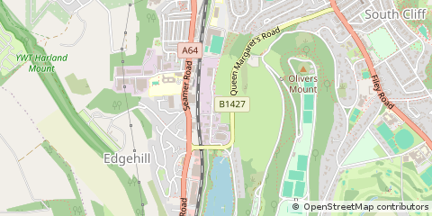 Map of Scarborough, North Yorkshire, UK