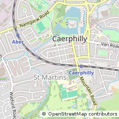 Map of Caerphilly