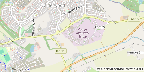 Map of Kirknewton, West Lothian