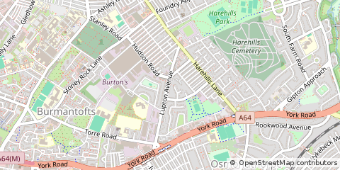 Map of Leeds