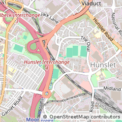 Map of Leeds, West Yorkshire