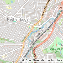 Map of Sheffield