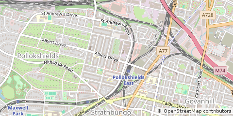 Map of Glasgow