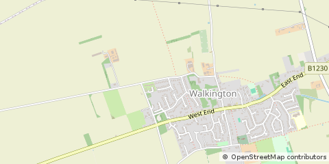 Map of Beverley, East Riding of Yorkshire