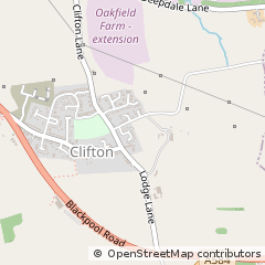 Map of Preston, Lancashire
