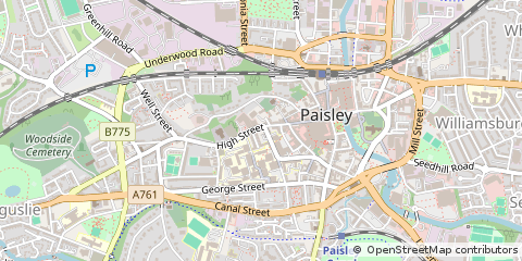 Map of Paisley