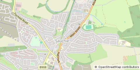Map of Clackmannanshire