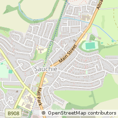 Map of Clackmannanshire