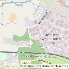 Map of Swansea