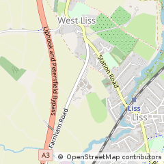 Map of Liss, Hampshire