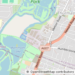Map of Leicester, Leicestershire