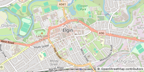 Map of Moray