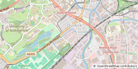 Map of Nottingham