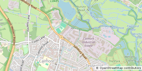 Map of Totton, Southampton, Hampshire