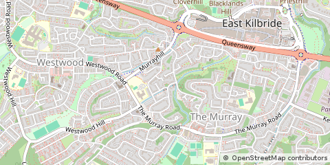 Map of Glasgow, Lanarkshire