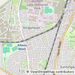 Map of Stockton-on-Tees, Cleveland