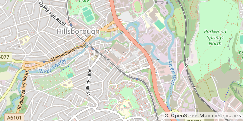 Map of Sheffield